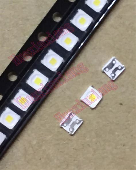 Pcs Lot Smd Led V Cool White W High Power For Samsung