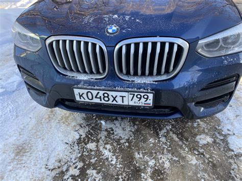 Вставки в решетку радиатора — BMW X3 (G01), 2 л, 2021 года | аксессуары ...