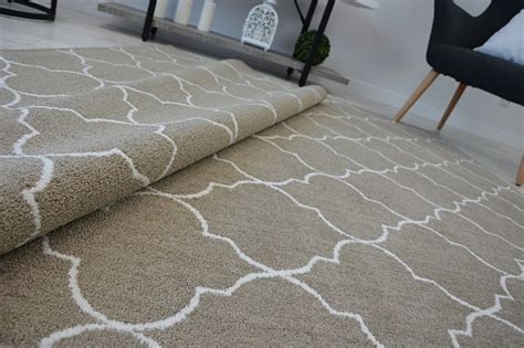 Carpet Sense Micro 81220 Trellis Beigewhite Carpets