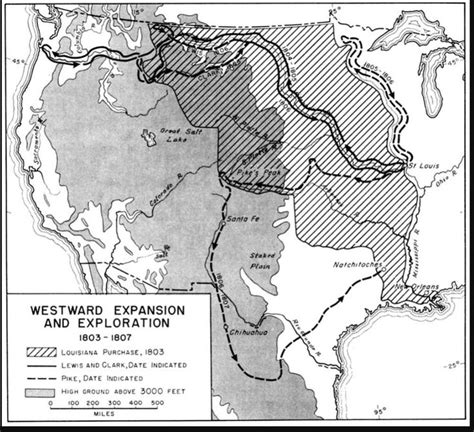 a map showing the location of westward extension and expedition