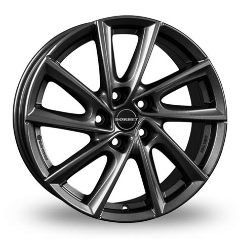 Borbet VT Anthracite 17 Alloy Wheels Wheelbase