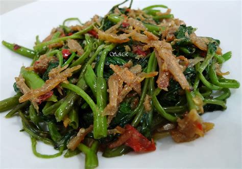 Ibu Sham: Kangkung goreng belacan