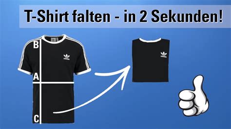 T Shirt Schnell Falten In Sekunden How To Fold A T Shirts YouTube