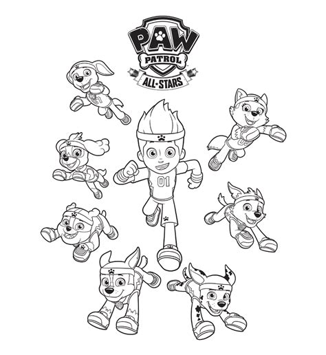 Robodog Paw Patrol Pages Coloring Pages