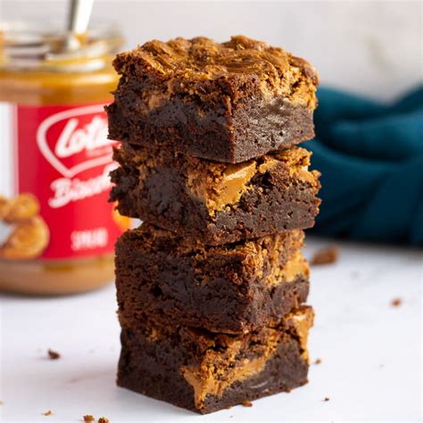 Easy ONE BOWL Fudgy Biscoff Brownies Kitchen Mason