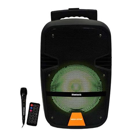 Parlante Karaoke Megastar Fm Usb Bt Mod Spa Bte