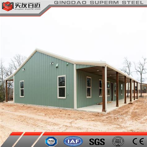 Light Steel Structure Construction Rustic Barndominium House Steel