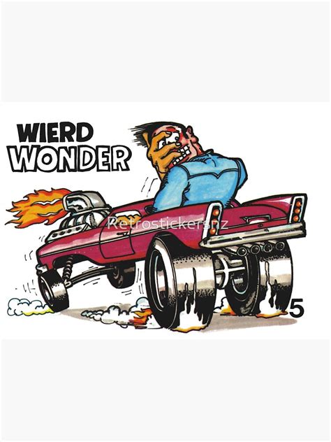 Weird Wonder 5 Mad Hot Rods Allen S Regina New Zealand Sticker