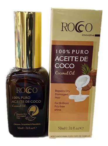 8 Aceite Capilar De Coco Rocco 50ml Cuotas sin interés