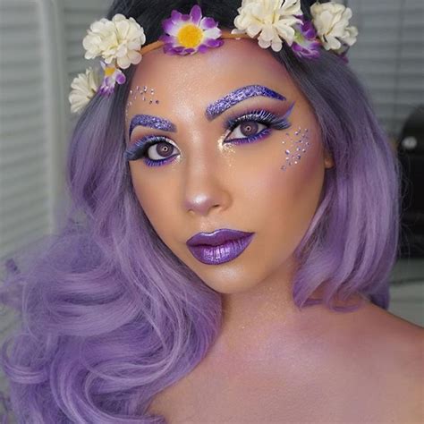 Love This Purple Fairy Makeup Purple Makeup Looks Fairy Makeup