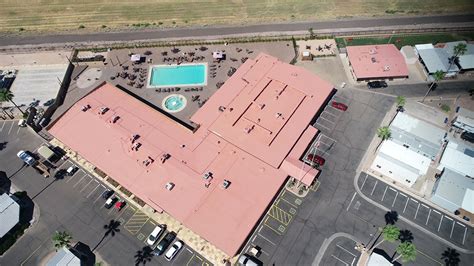 New Commercial Foam Roof Installation In Mesa Arizona