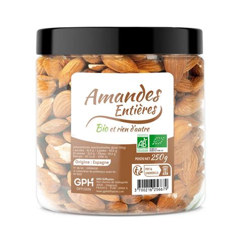 Amandes Bio 250g 123gelules