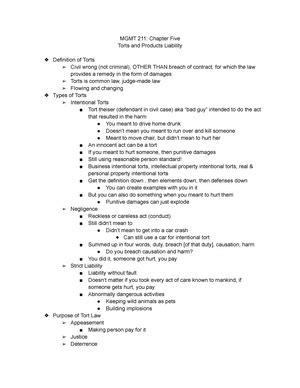 Mgmt Chapter Lecture Mgmt Chapter Lecture Judicially