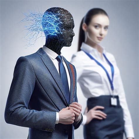 Premium Ai Image Concept Of Ai Replacing Human Roles In Various Jobs And Occupations Ai Generated