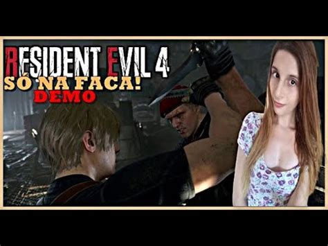 RESIDENT EVIL 4 REMAKE SÓ NA FACA NA DEMO CHAINSAW GAMEPLAY COMPLETA