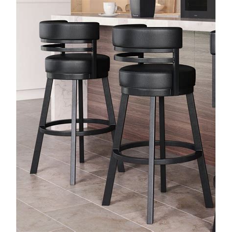 Black Counter Stools Swivel At Paul Machen Blog