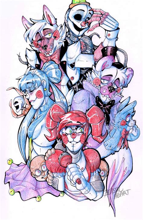 Sister Location By Blasticheart On Deviantart Anime Fnaf Fnaf