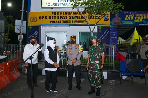 Pangdam V Brawijaya Bersama Forkopimda Jatim Cek Kesiapan Pos Pelayanan