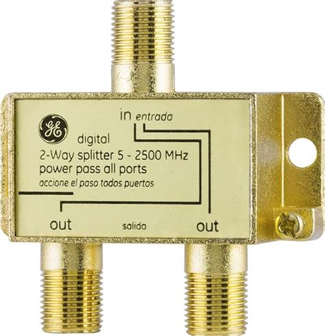 GE 33526 Répartiteur de câble coaxial numérique 2 voies 2 5 GHz 5 2500