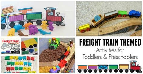 Freight Train Activities And Crafts For Toddlers And Preschoolers