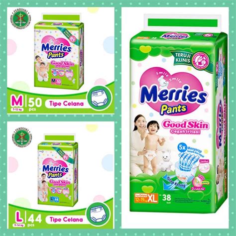 Jual Merries Jumbo Good Skin Pants M L Xl Shopee Indonesia