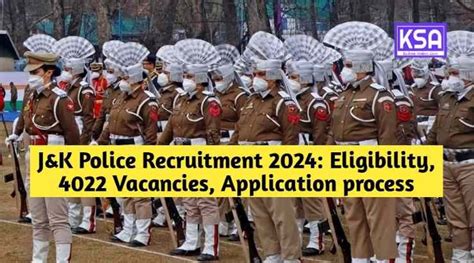 4022 Police Constable Positions To Be Filled In Jk Police Recruitment