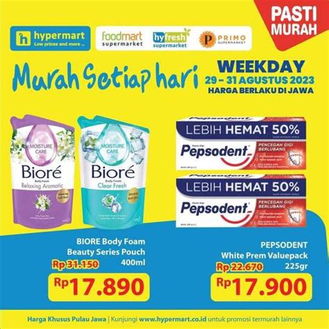 Promo Hypermart Weekday Hari Ini Agustus Harga Hanya Untuk