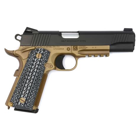 Colt Mfg O1070CQBFB 1911 Government 45 ACP 5 8 1 Flat Dark Earth Black