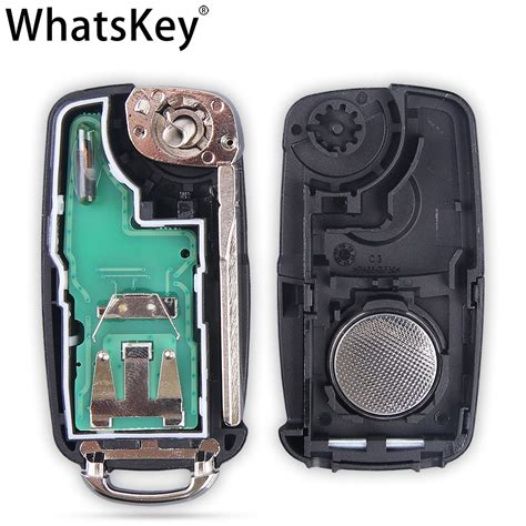 WhatsKey 3 Button Remote 434Mhz ID48 Chip Car Key Grandado