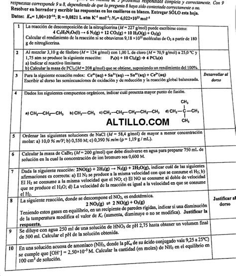 2º Parcial S Química Di Risio 2023 CBC UBA