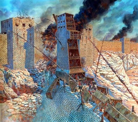 The Siege Of Masada By Igor Dzis Ancient Warfare Ancient War Roman