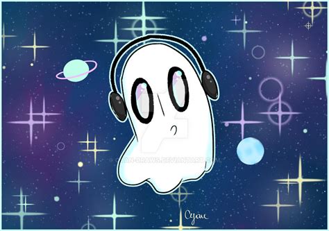 Napstablook By Cyan Draws On Deviantart