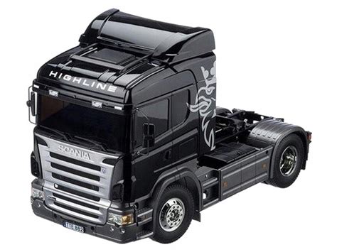 Scania R Highline Full Option Black Rtr Tamiya Allegro Pl