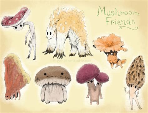 Danielle Kukic Mushroom Creature Style Concepts