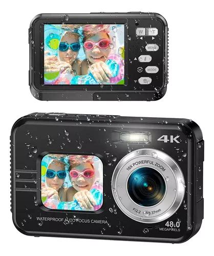Câmera Digital A Prova D'água - Câmeras Subaquáticas Câmera Digital À Prova D'água 4k 48 Mp ...