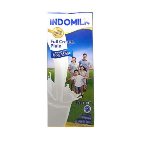 Jual Indomilk Full Cream Plain Susu Uht Ml Di Seller Warung Haki