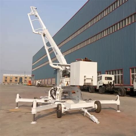 M Mobile Spider Plaing Boom With Wheel Hydraulic Concrete Placer