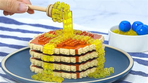 Lego Food In Real Life Easy Banana Pancakes Recipe Stop Motion