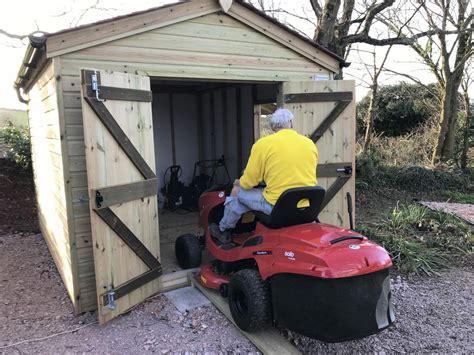 Ride On Lawn Mower Storage Shed Pic Sauce