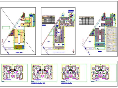 Housing Project India 2 5 Bedroom Units 7294 Kb Bibliocad
