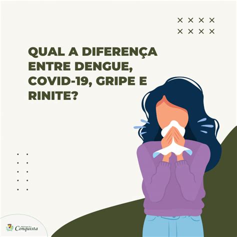 Qual a diferença entre dengue covid gripe e rinite Prefeitura