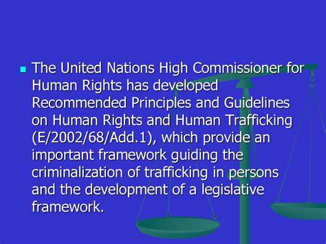 Trafficking In Human Beings The International Legal Framework Ppt Download