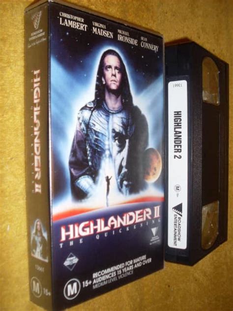 Vhs Highlander The Quickening Christopher Lambert Cds Dvds In