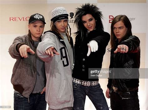 Georg Listing Bill Kaulitz Tom Kaulitz And Gustav Schaefer Of The