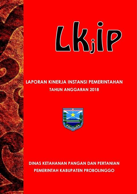 Pdf Laporan Kinerja Instansi Pemerintahan Kabupaten