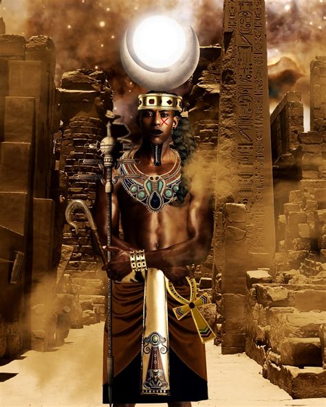 African Gods Khonsu Khensu Ekwensu By Ugo Art 10 Sirius Ugo Art Photo