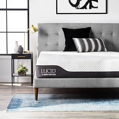 Amazon Lucid Inch Latex Hybrid Mattress Memory Foam