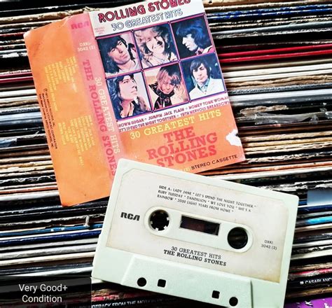 The Rolling Stones 30 Greatest Hits Cassette Tape Original Cassette