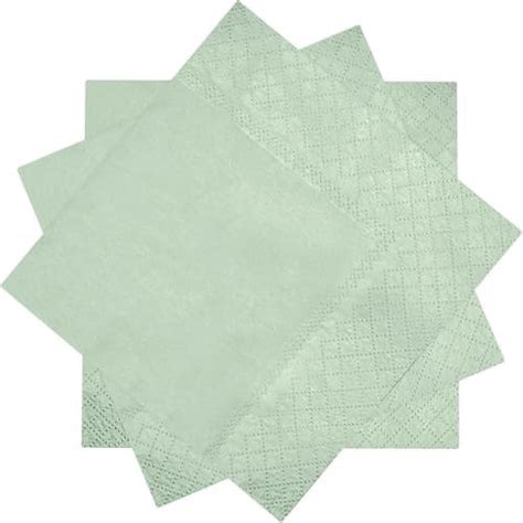 Amazon Spiareal 100 Pieces Sage Green Paper Cocktail Napkins