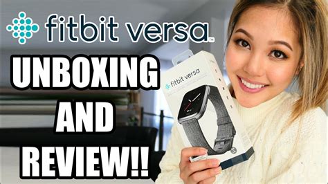 Fitbit Versa Unboxing And Review Youtube